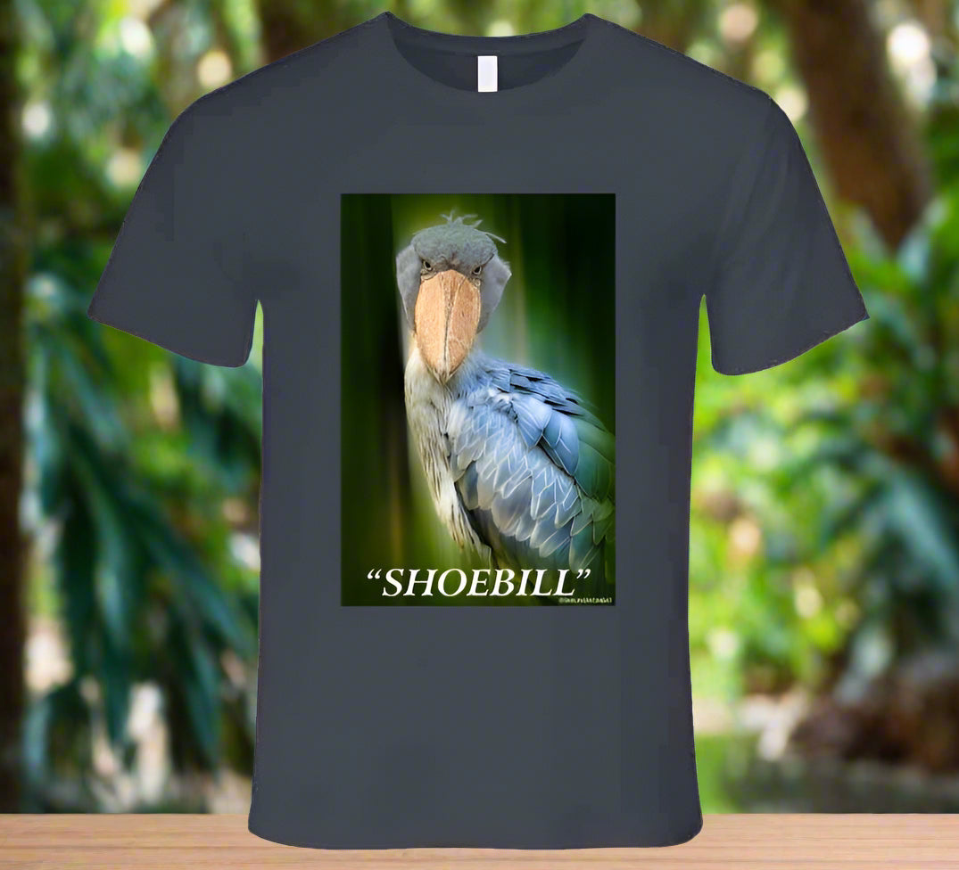 Shoebill Fantastic African Bird - Shirt Collection - Smiling Wombat