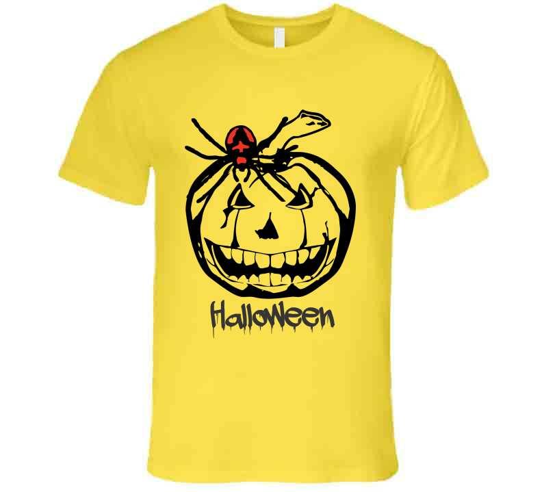Scary Pumpkin Carving - Smiling Wombat "Scary Pumpkin" Halloween T-Shirt - Smiling Wombat