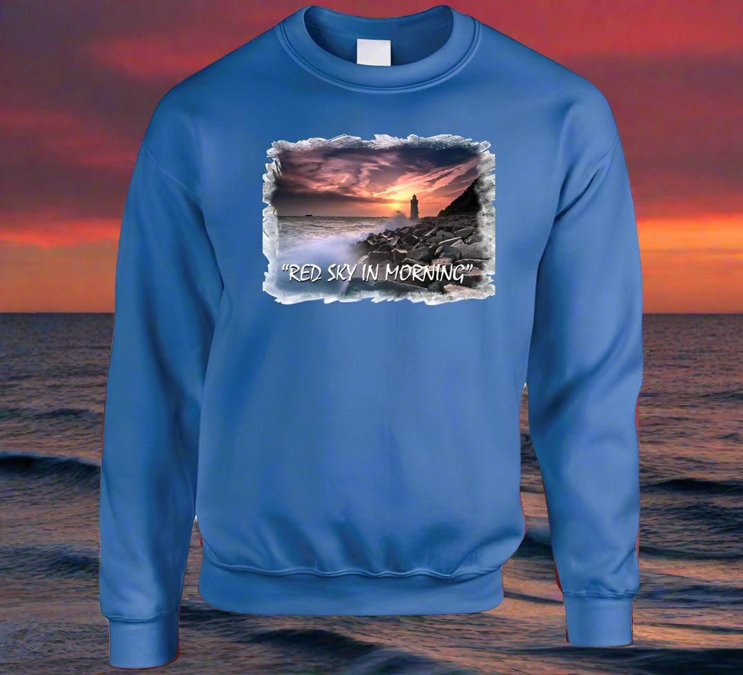 Red Sky In Morning T-Shirt and Sweatshirt Collection - Shopify