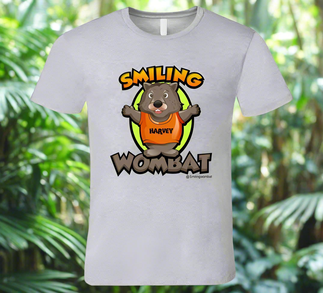 Official Wombat Shirt - Harvey the Smiling Wombat Official T-Shirt - Smiling Wombat