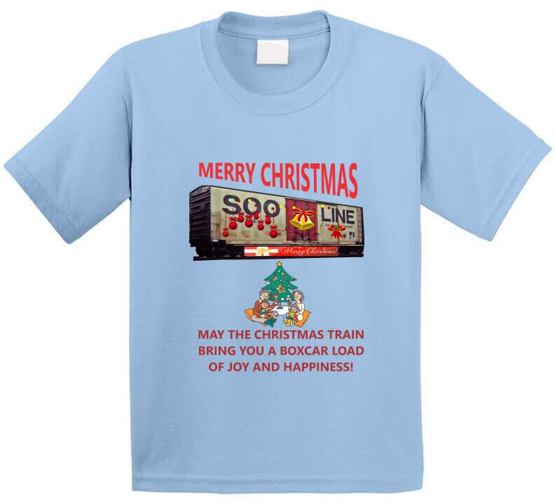 The Christmas Train - Bringing you a Boxcar of Fun T-Shirt - Shopify
