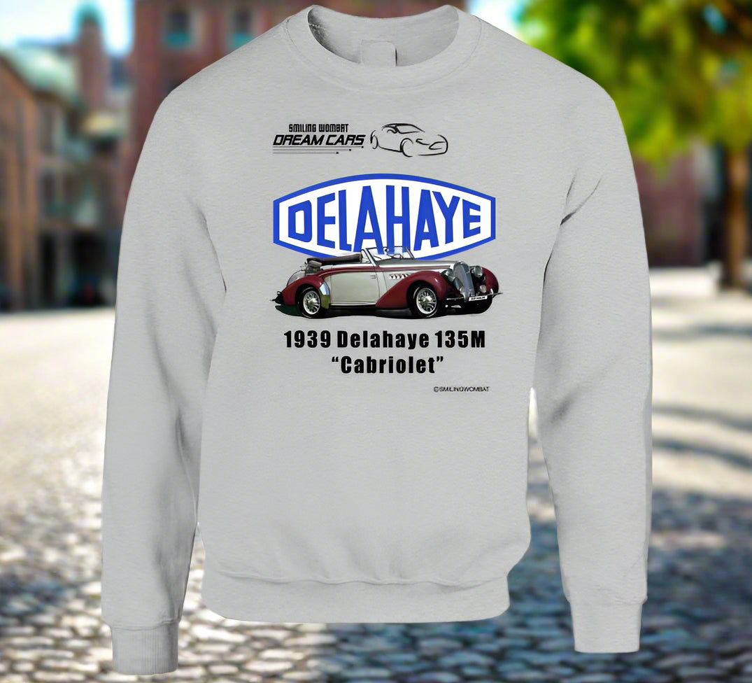 Delahaye 1939 - 139M "Cabriolet" Classic French Car - Shirts - Smiling Wombat