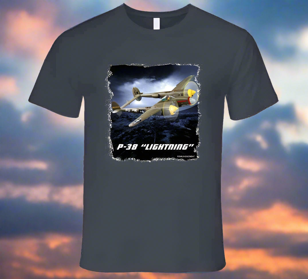 P38 Lightning Famous WW2 Fighter - Shirt Collection - Shopify