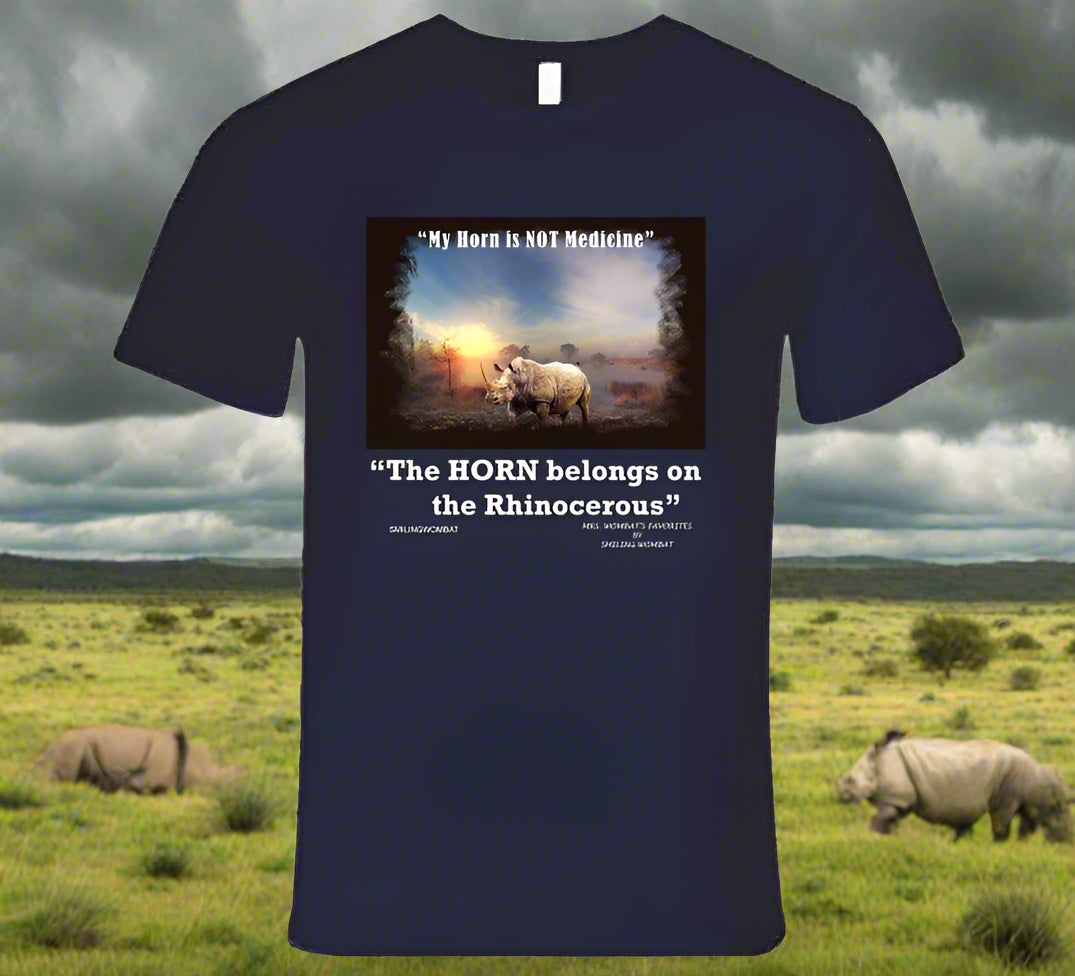 Save The Rhino's T Shirt Collection - Smiling Wombat - Shopify
