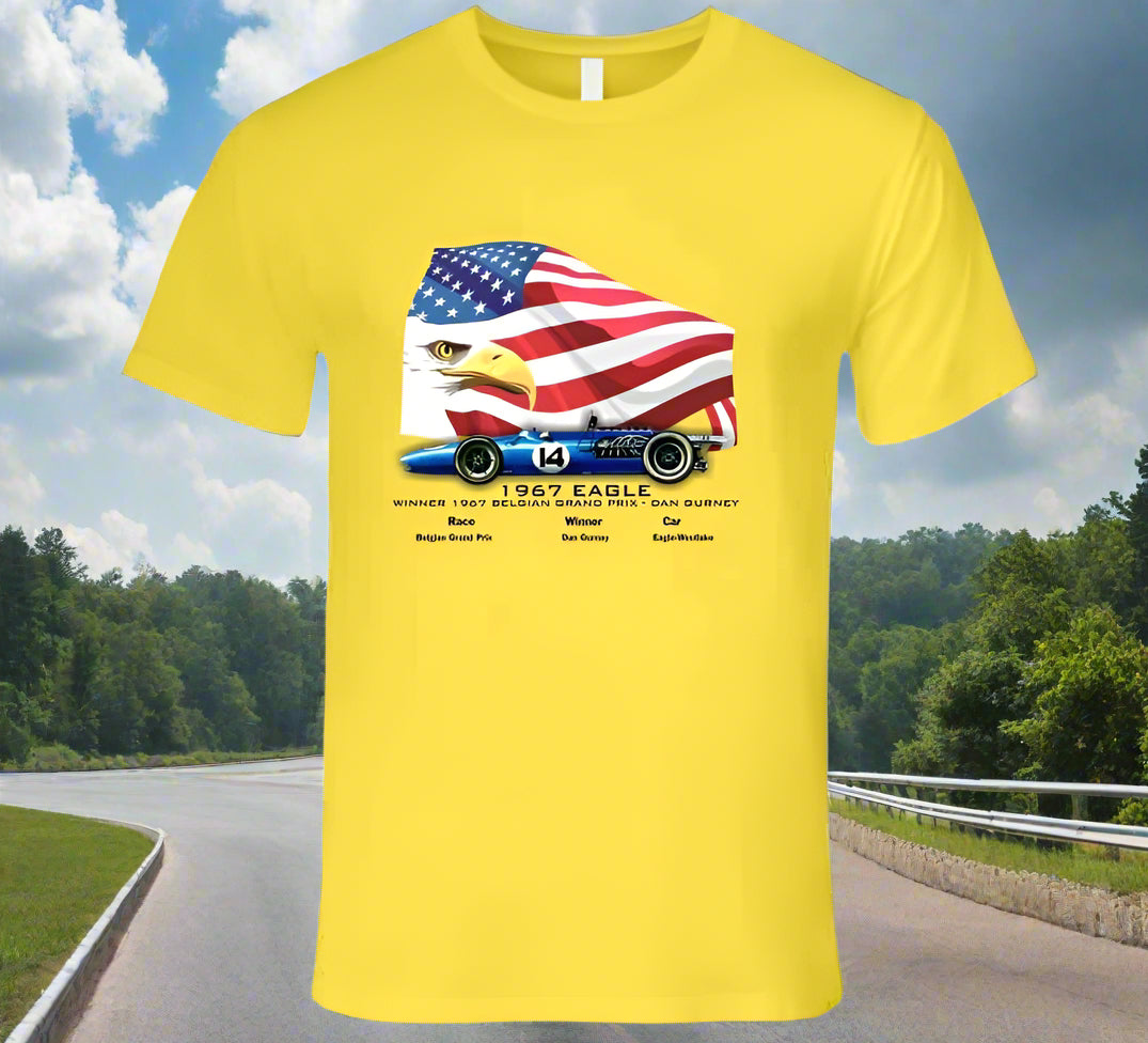 Gurney F1 Eagle-1967 Winner of Spa Grand Prix T-Shirt - Shopify