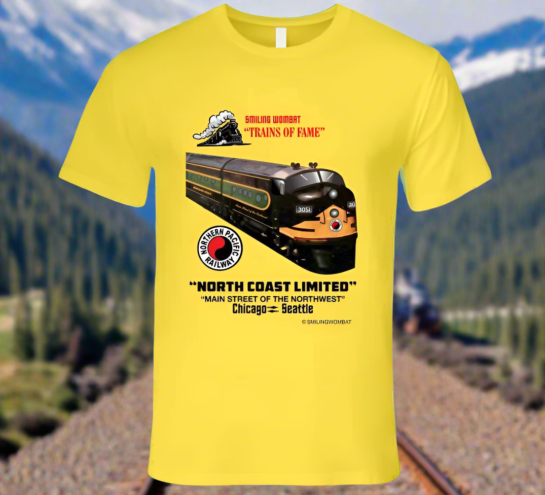Northern Pacific Railroad - "Main Street of the Northwest" T-Shirt - Smiling Wombat
