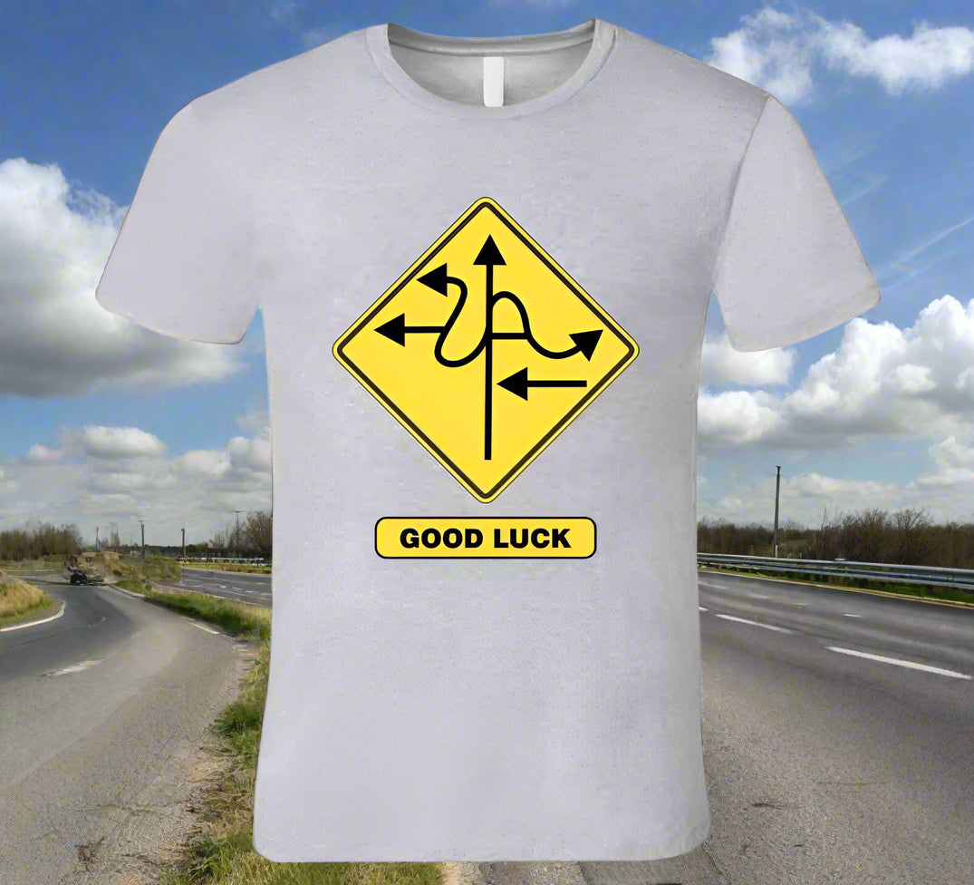 Crossroads in life T-Shirt - Smiling Wombat