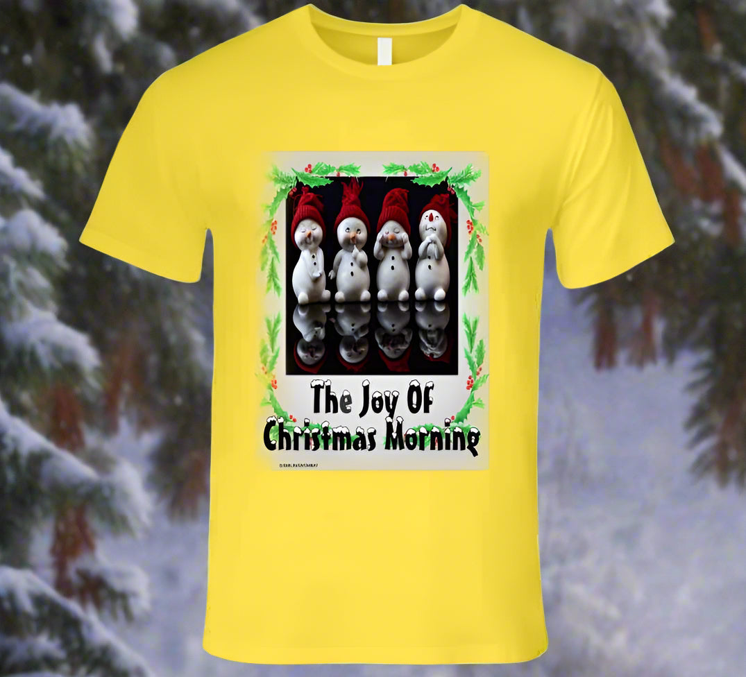 Joy Of Christmas Morning - T-Shirt collection - Smiling Wombat