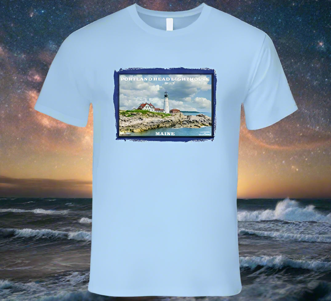 Historic Portland Head Lighthouse - T Shirt Collection - Smiling Wombat