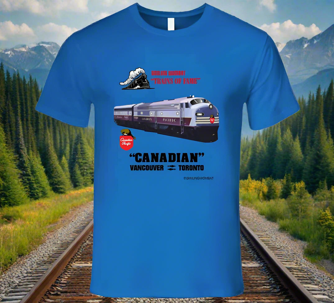 CP Rail The "Canadian" T-Shirt - Smiling Wombat