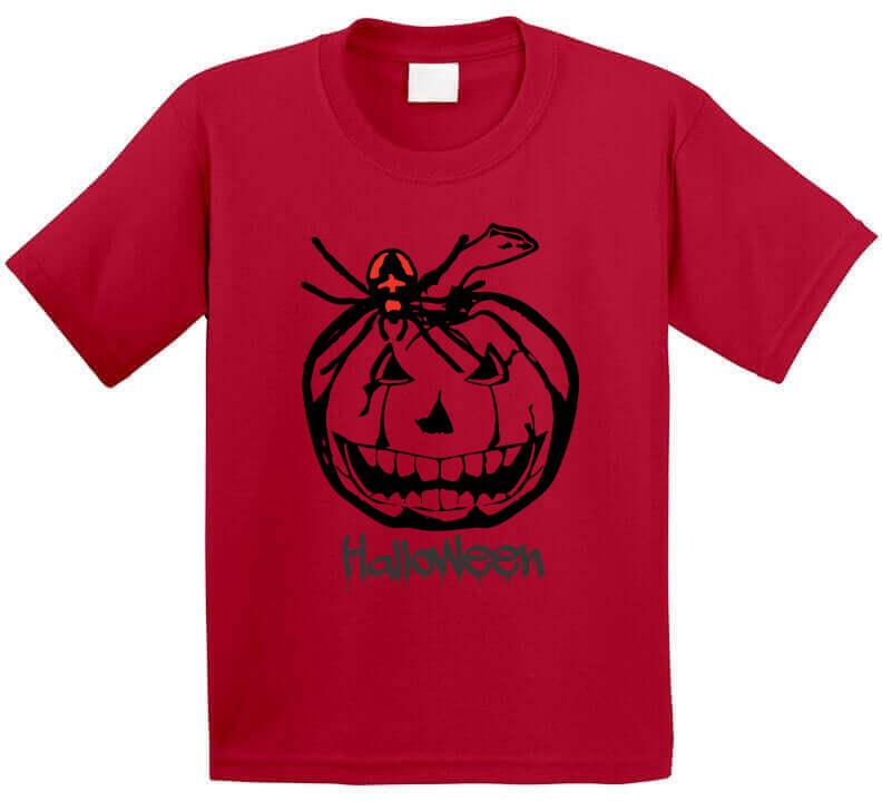 Scary Pumpkin Carving - Smiling Wombat "Scary Pumpkin" Halloween T-Shirt - Smiling Wombat