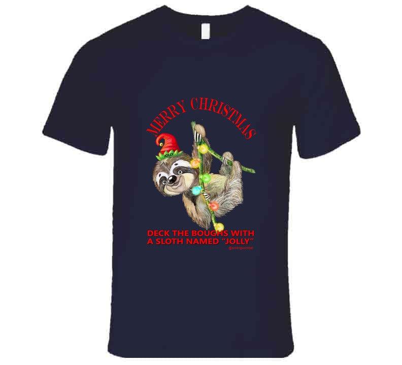 Deck the Halls - T-Shirt - Smiling Wombat