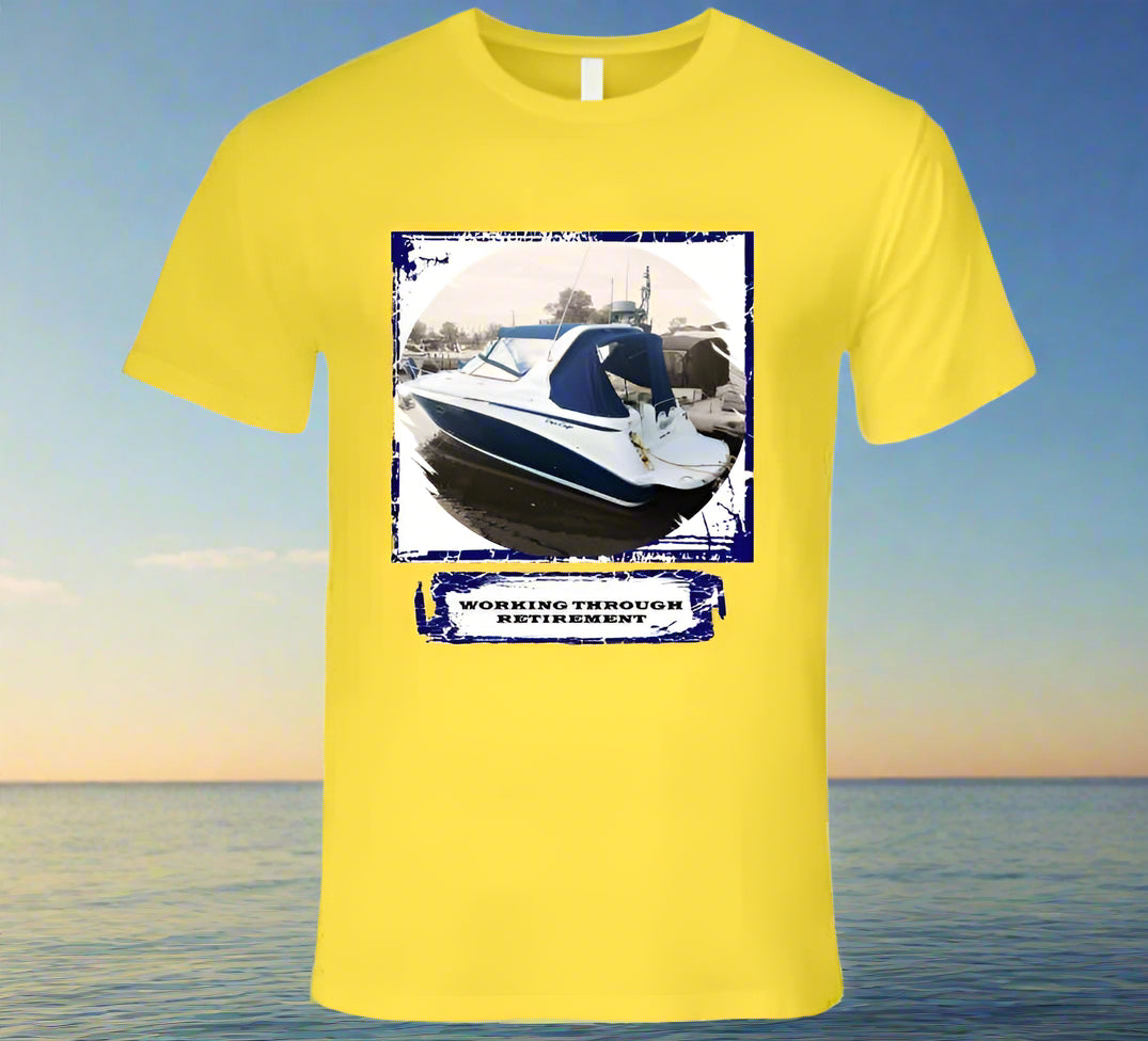 Chris Craft Boat - The Perfect Way to Spend Your Working Retirement - T Shirt Collection - Smiling Wombat