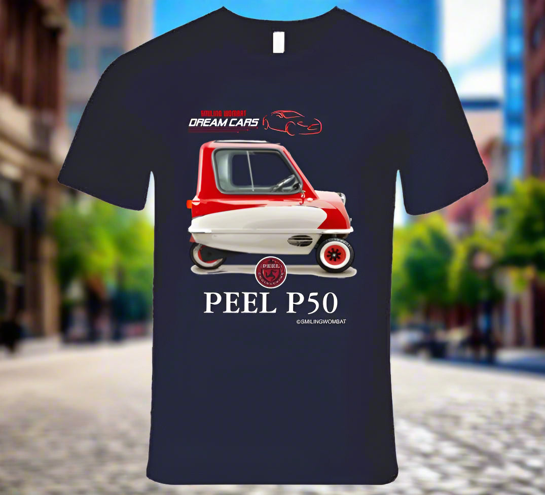 Peel P 50 - Dark Colored T-Shirt - Smiling Wombat