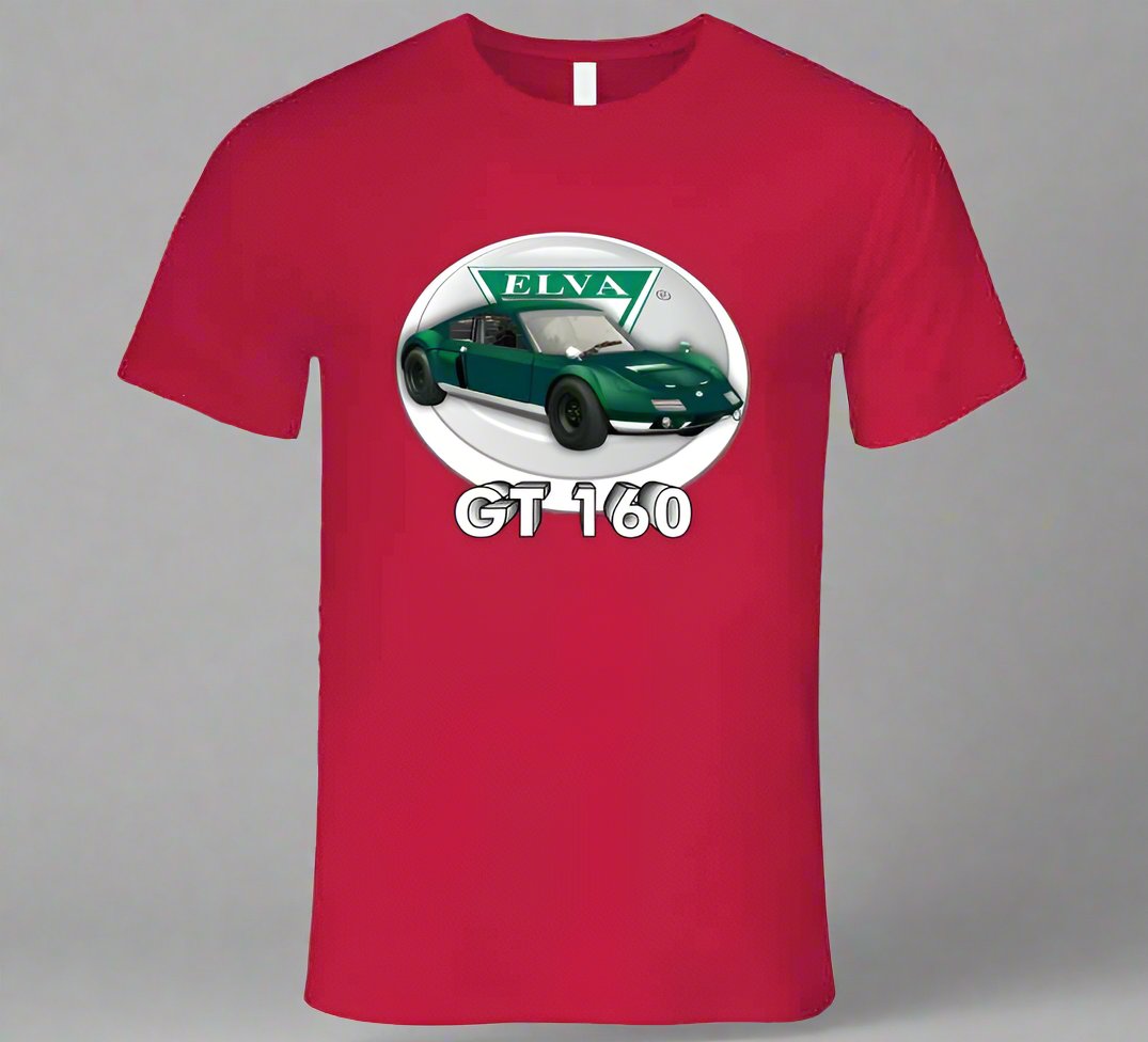 Elva 1964 GT 160 Unique and Rare British Sports Car - Shirt Collection - Smiling Wombat