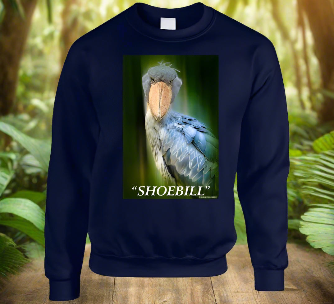 Shoebill Fantastic African Bird - Shirt Collection - Smiling Wombat