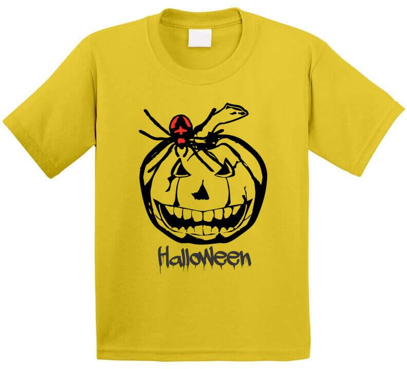 Scary Pumpkin Carving - Smiling Wombat "Scary Pumpkin" Halloween T-Shirt - Smiling Wombat