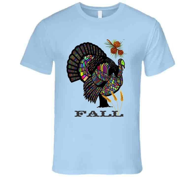 Colorful Turkey - Smiling Wombat "Fall" T-Shirt - Smiling Wombat