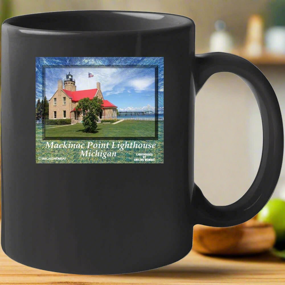 Mackinac Island Lighthouse Mug Collection - Smiling Wombat