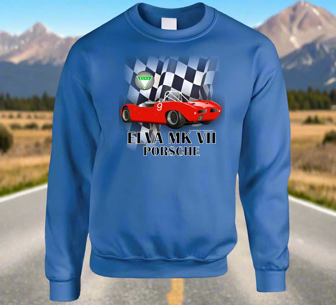 Elva Mk 7/Porsche T-Shirt and Sweatshirt Collection - Smiling Wombat