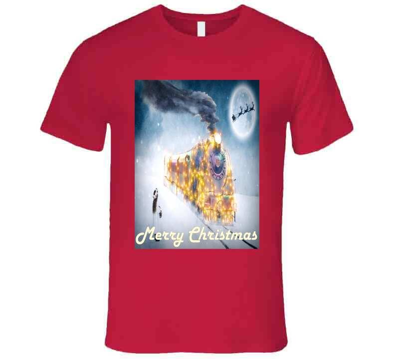 The Christmas Train - T-Shirt - Smiling Wombat