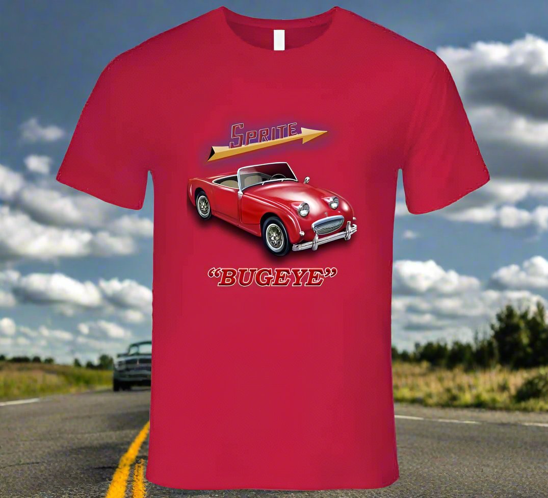 Austin Healey "Bugeye" Sprite - Shirt Collection - Smiling Wombat