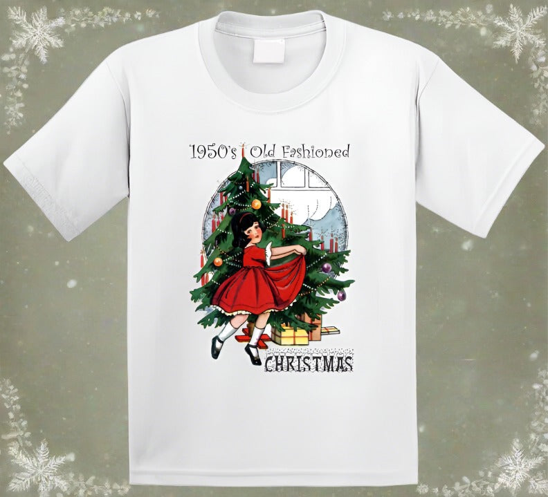 1950s Christmas - T-Shirt - Shopify