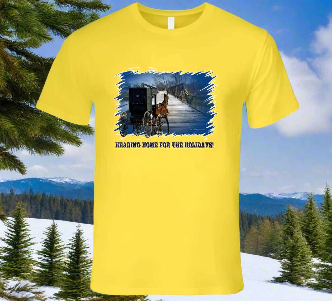 Home For the Holidays T-Shirts and Sweatshirt collection - Smiling Wombat