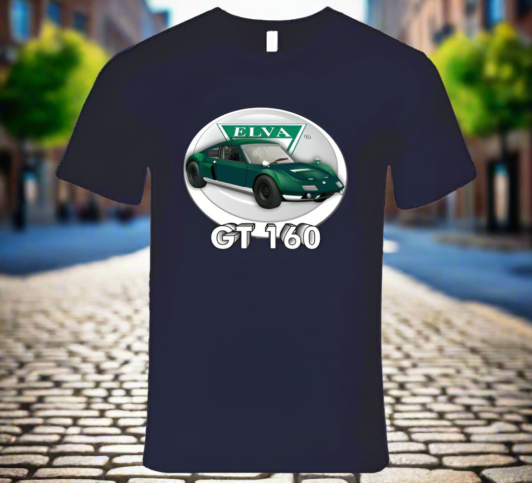 Elva 1964 GT 160 Unique and Rare British Sports Car - Shirt Collection - Smiling Wombat