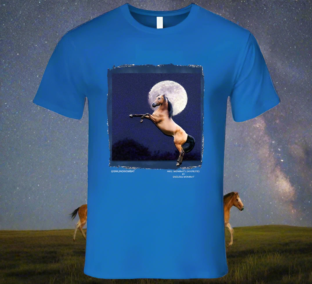 Majestic Rearing Horse collection - T-Shirts - Smiling Wombat