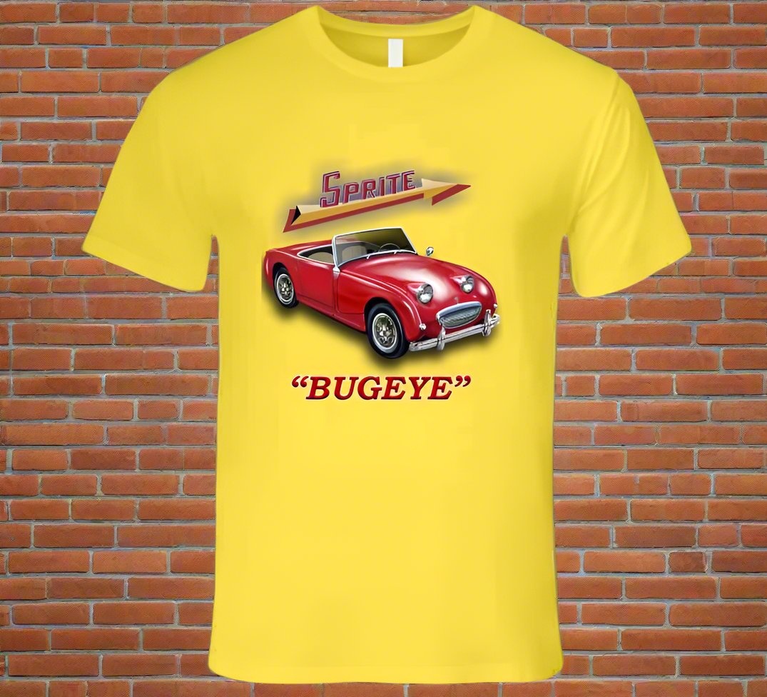 Austin Healey "Bugeye" Sprite - Shirt Collection - Smiling Wombat