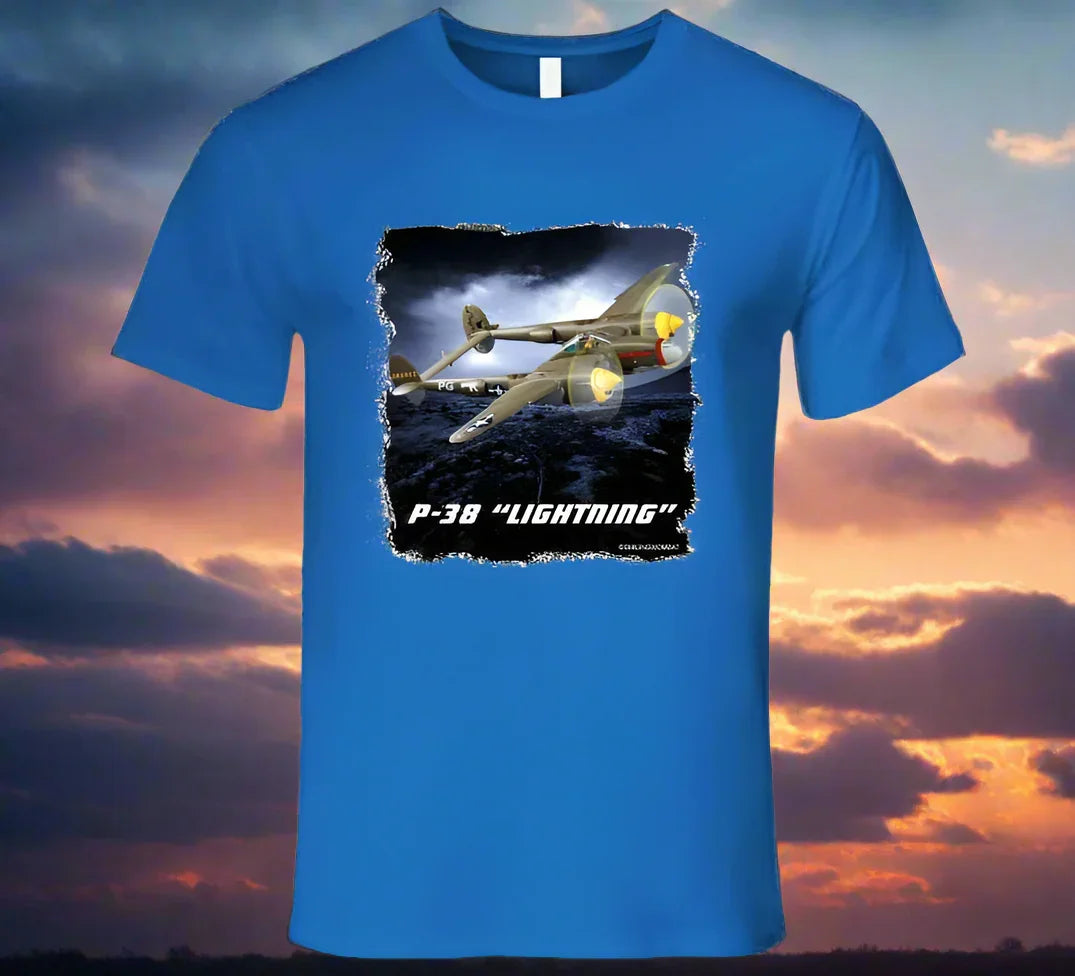 P38 Lightning Famous WW2 Fighter - Shirt Collection - Shopify