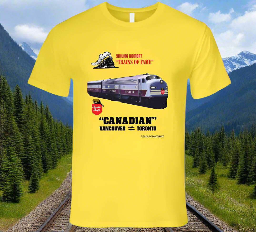 CP Rail The "Canadian" T-Shirt - Smiling Wombat