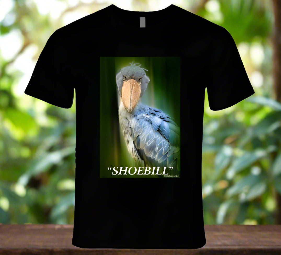 Shoebill Fantastic African Bird - Shirt Collection - Smiling Wombat