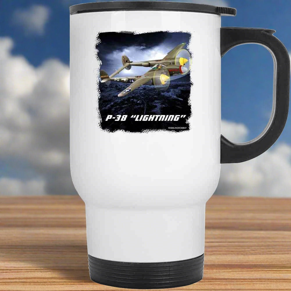 P-38 Lightning Mug Collection - Smiling Wombat