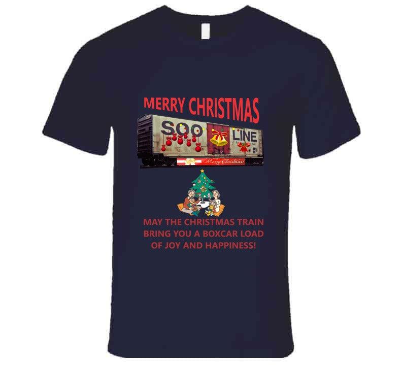 The Christmas Train - Bringing you a Boxcar of Fun T-Shirt - Shopify