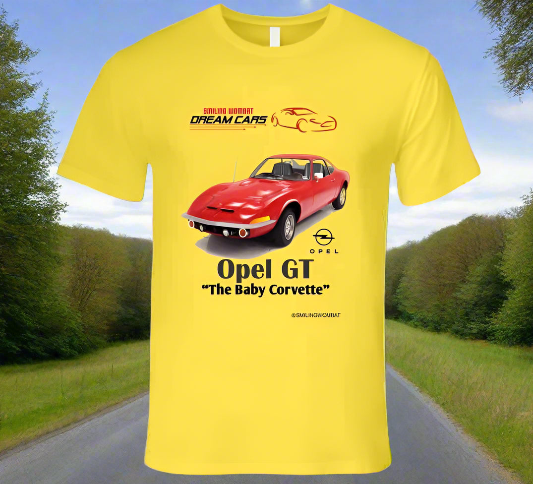 Opel GT "Baby Corvette" T Shirt - Shopify