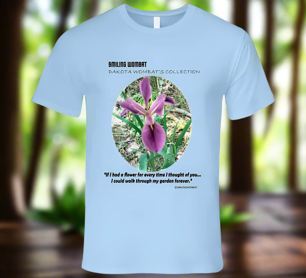 Purple Iris Flower Iris T Shirt - Shopify