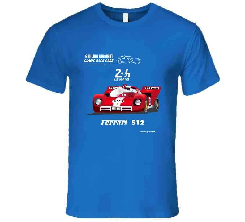 Ferrari 512S - Famous and Beautiful Le Mans Competitor - Smiling Wombat