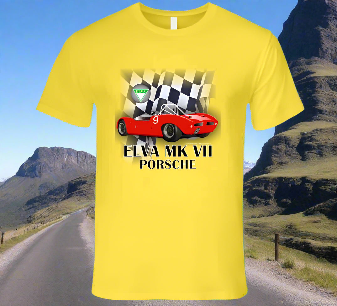 Elva Mk 7/Porsche T-Shirt and Sweatshirt Collection - Smiling Wombat