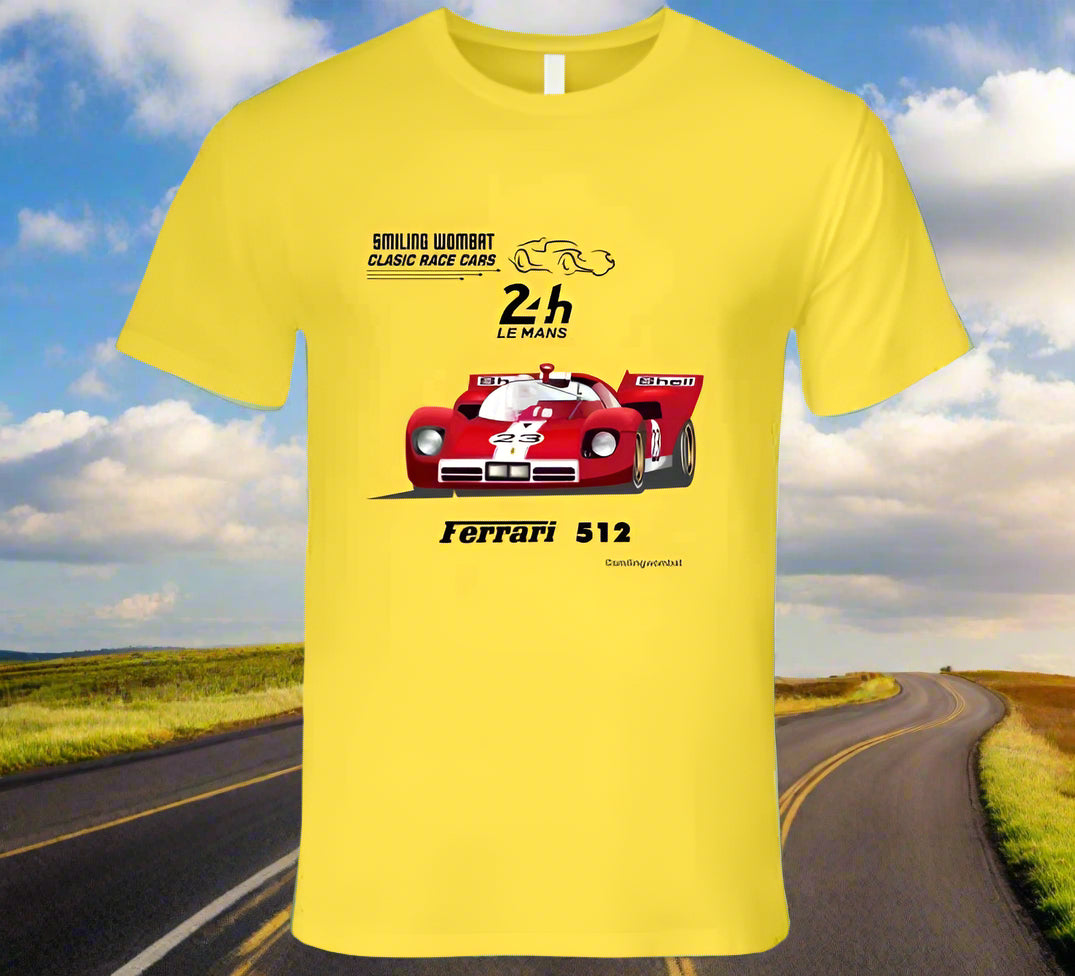 1970 Ferrari 512s - Powerful and Beautiful Le Mans Racer - Smiling Wombat