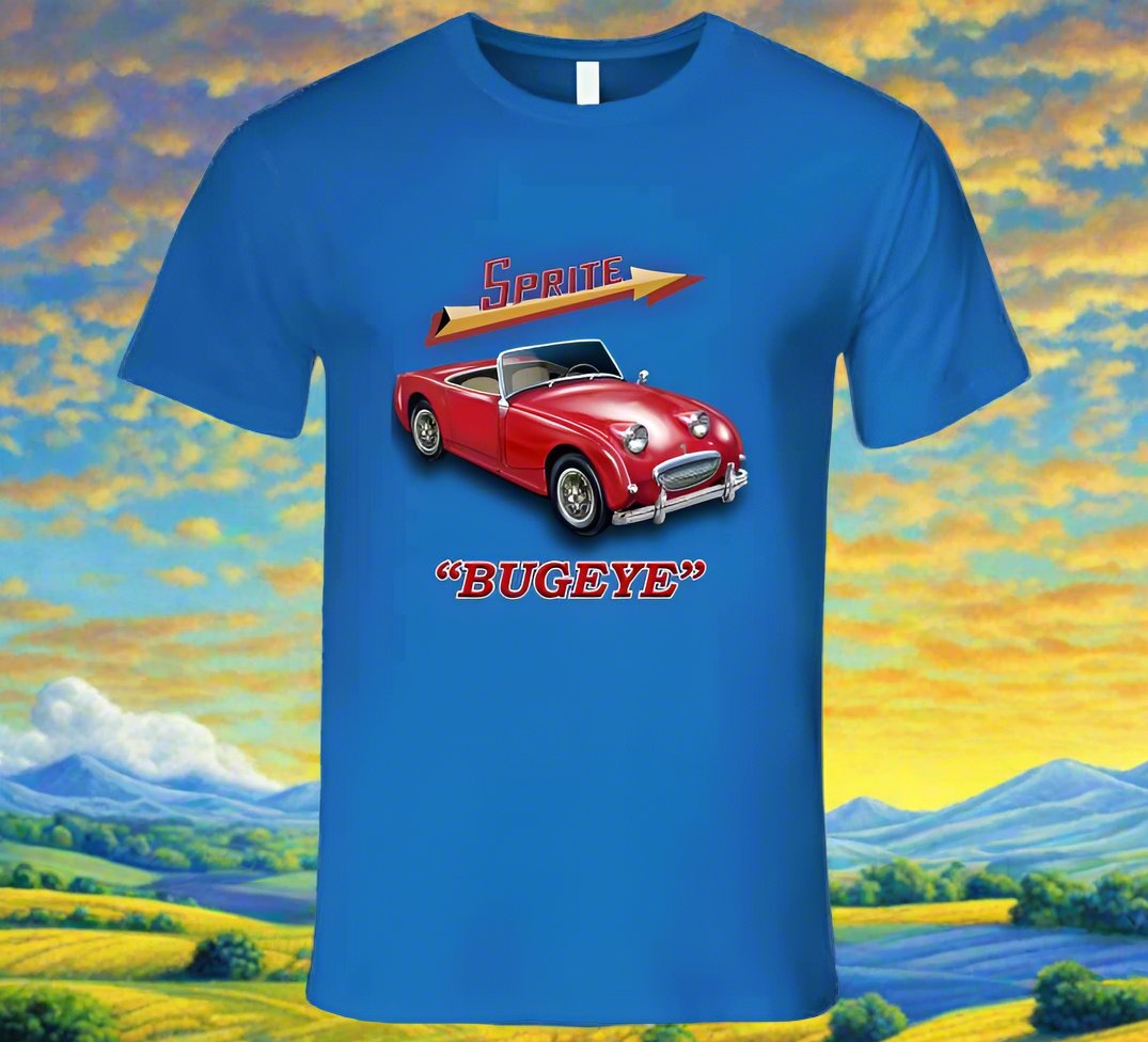 Austin Healey "Bugeye" Sprite - Shirt Collection - Smiling Wombat