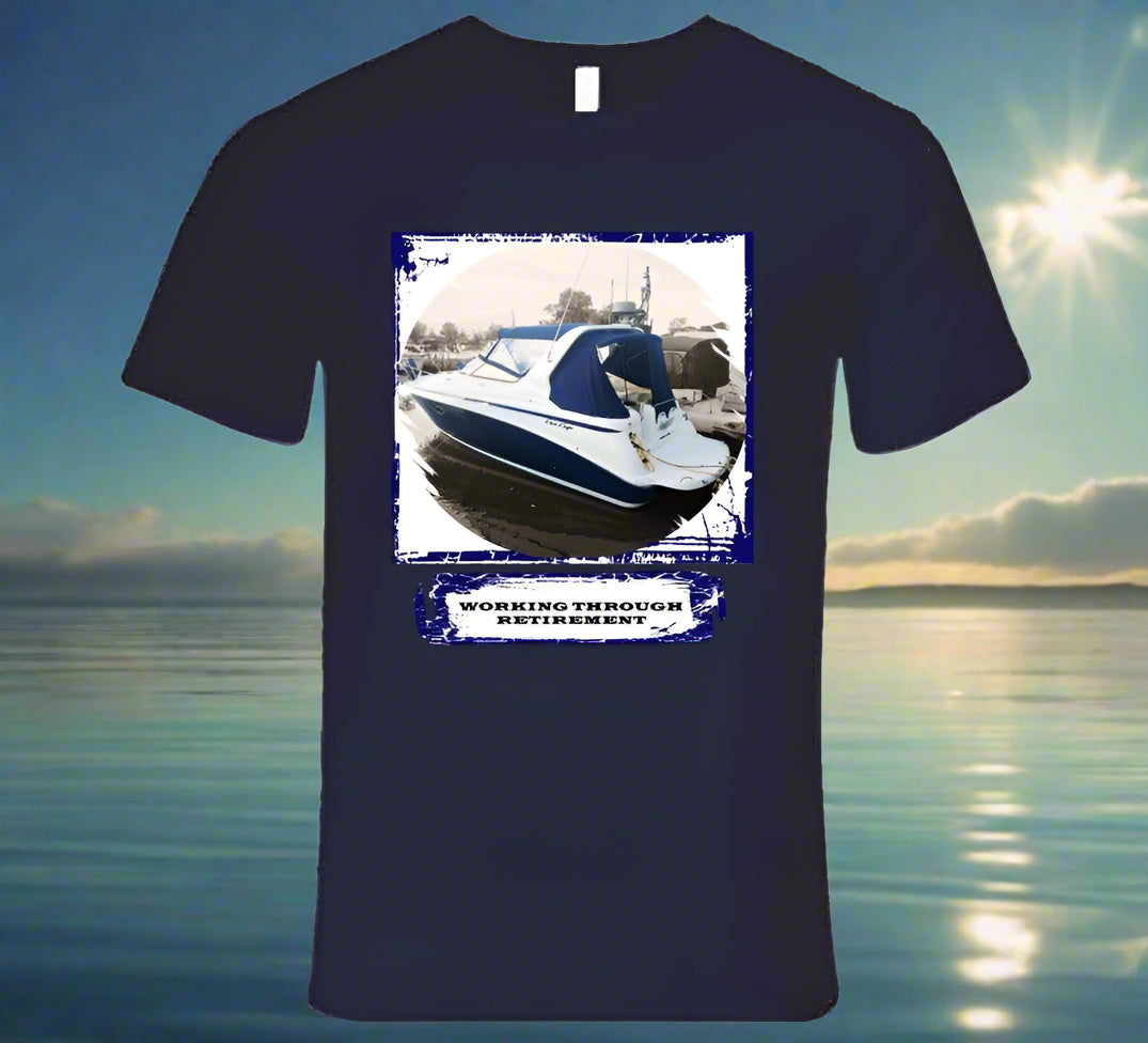 Chris Craft Boat - The Perfect Way to Spend Your Working Retirement - T Shirt Collection - Smiling Wombat