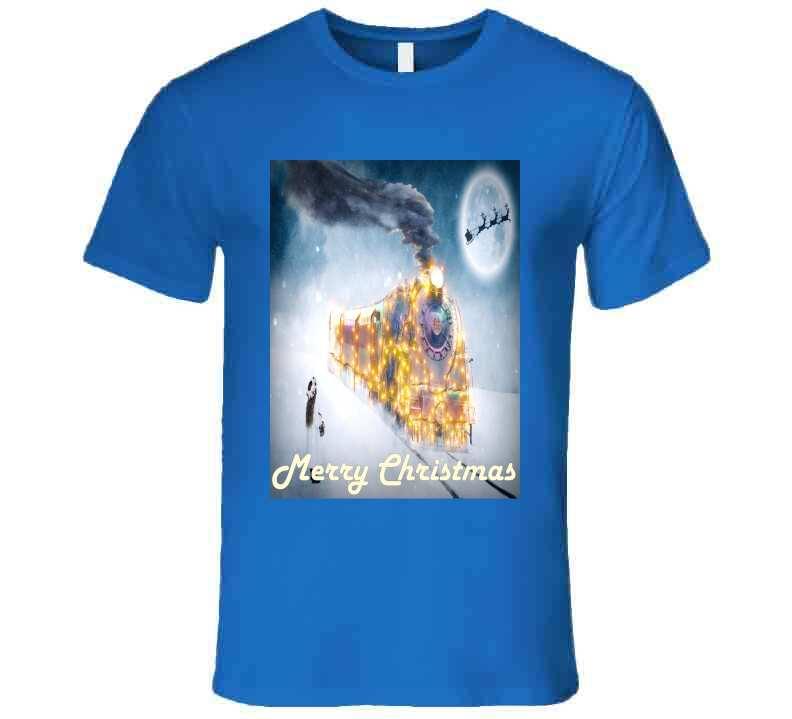 The Christmas Train - T-Shirt - Smiling Wombat