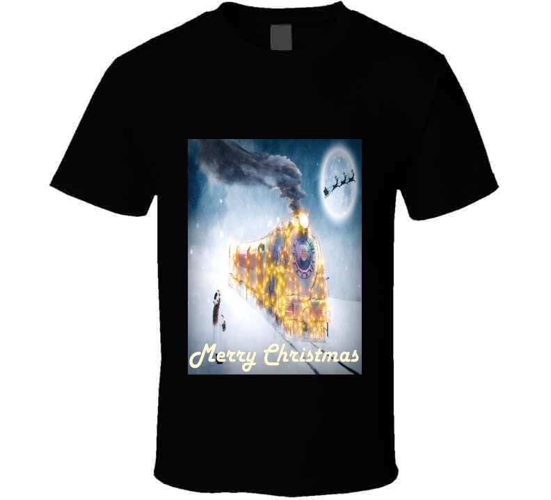 The Christmas Train - T-Shirt - Smiling Wombat