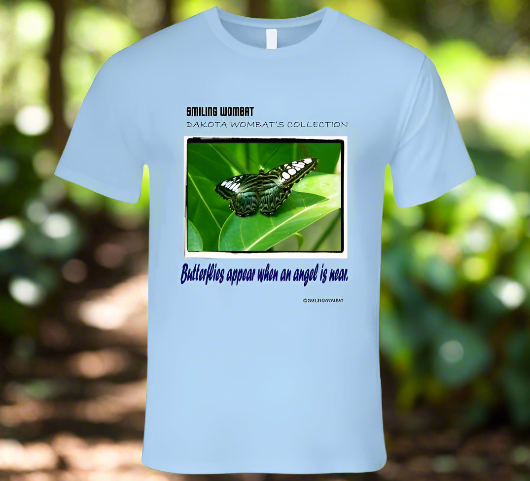 Butterfly-Natures Beauty the Butterfly - T Shirt - Smiling Wombat