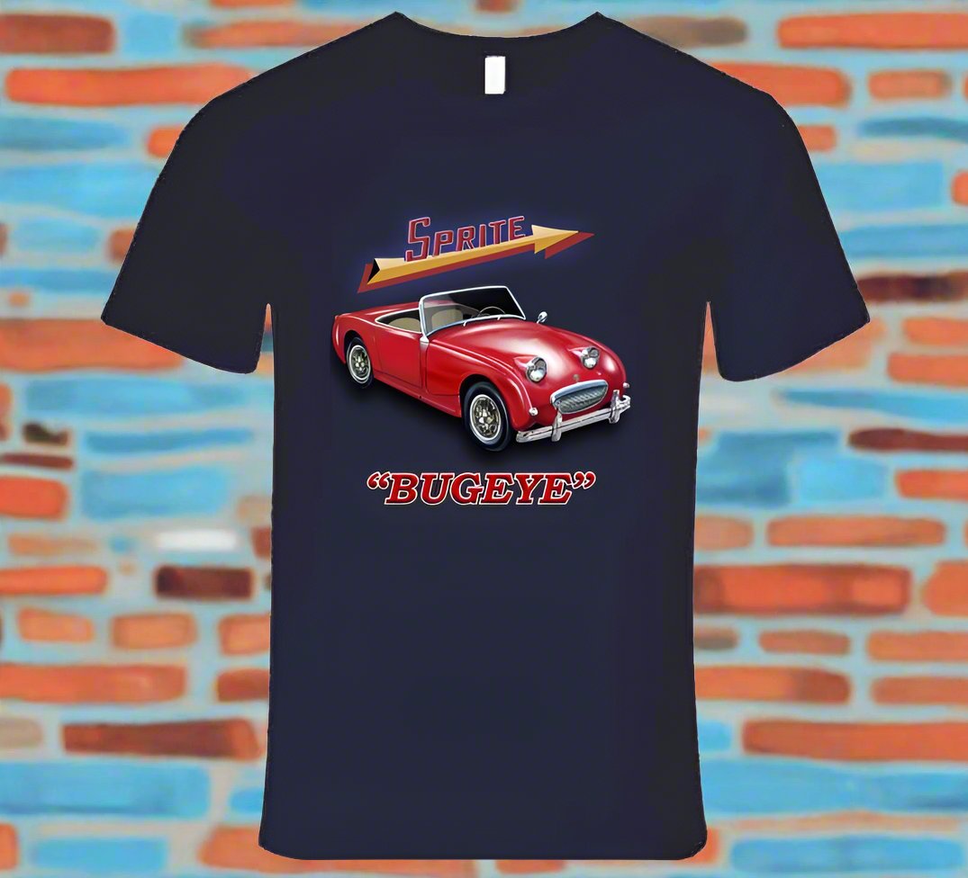 Austin Healey "Bugeye" Sprite - Shirt Collection - Smiling Wombat
