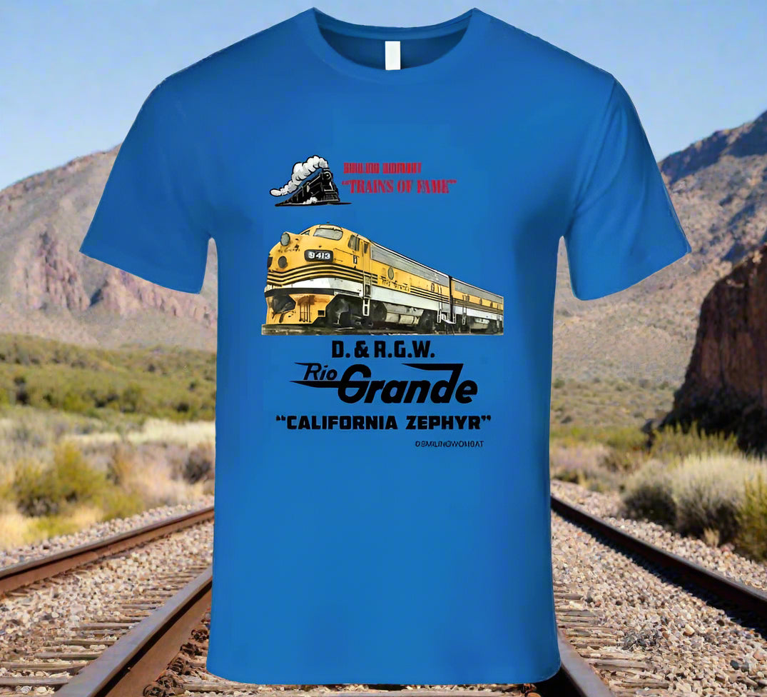 Rio Grande California Zephyr T Shirt - Smiling Wombat
