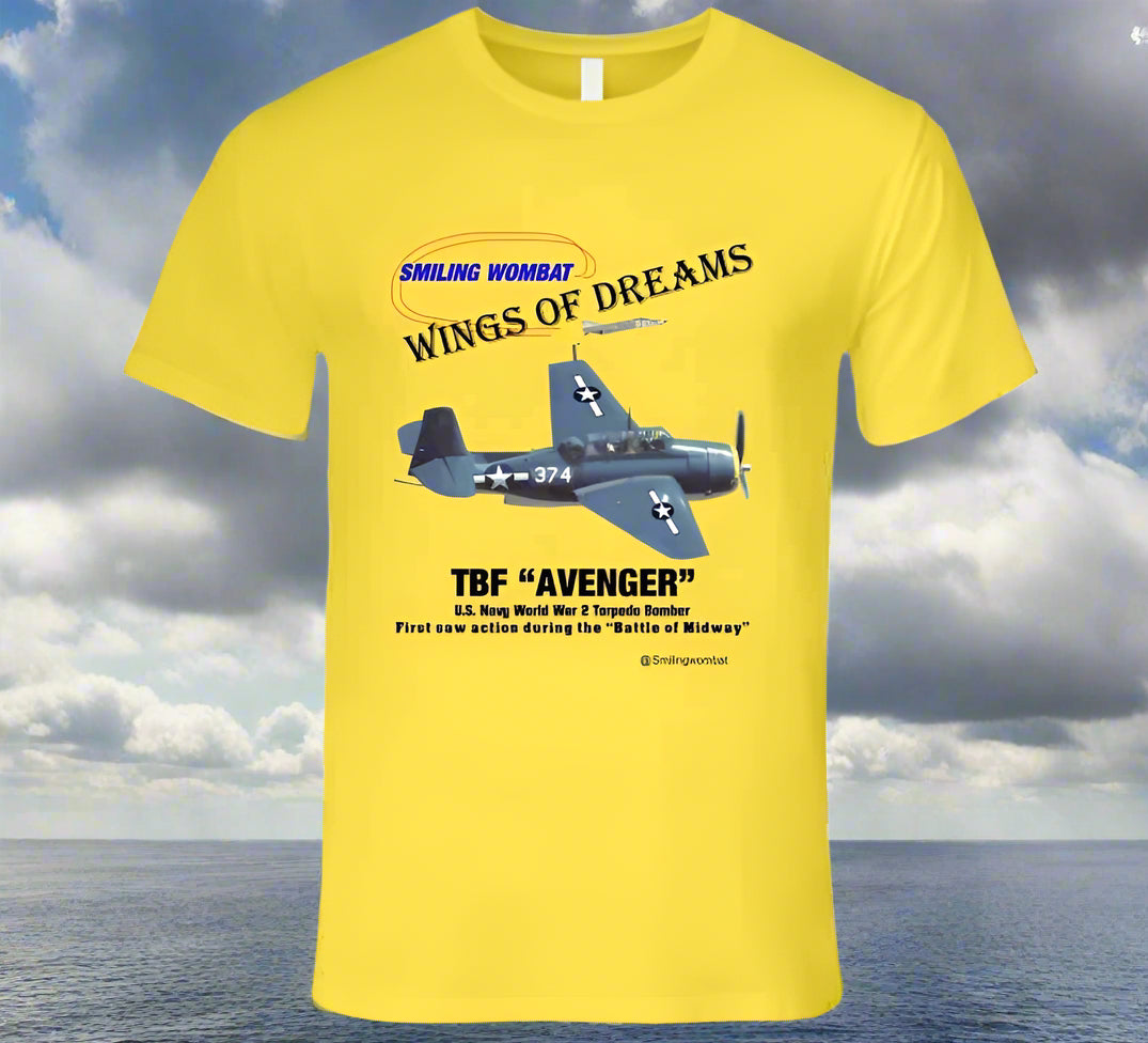 U.S. Navy Avenger - T-Shirt - Smiling Wombat