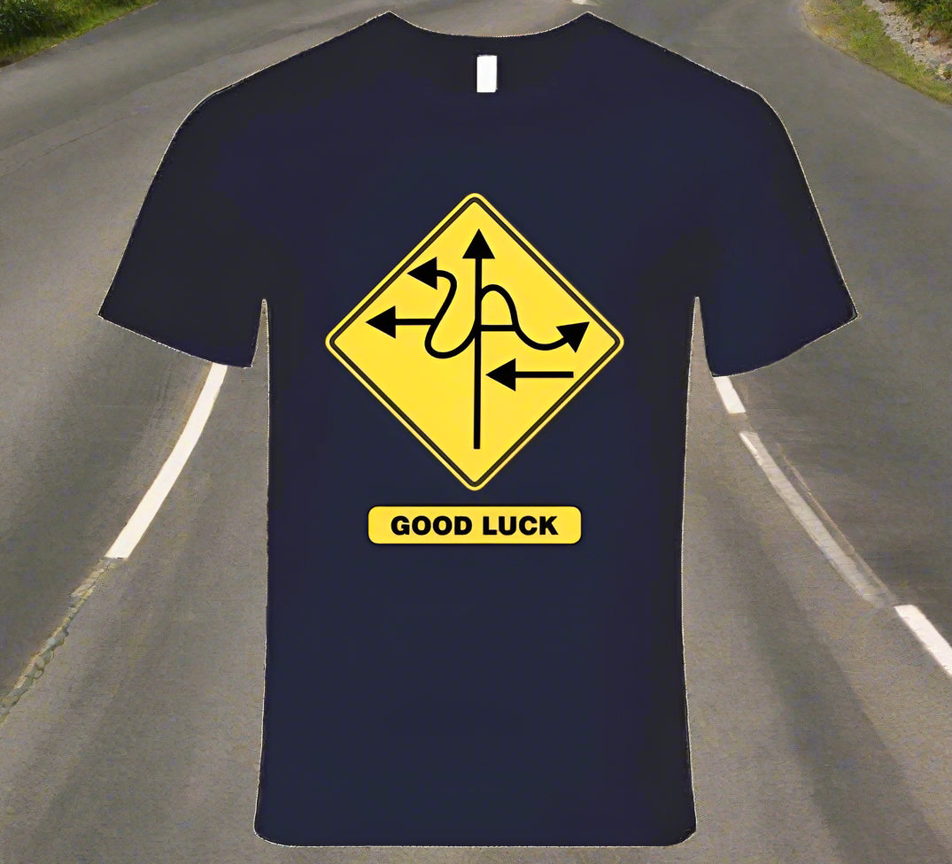 Crossroads in life T-Shirt - Smiling Wombat